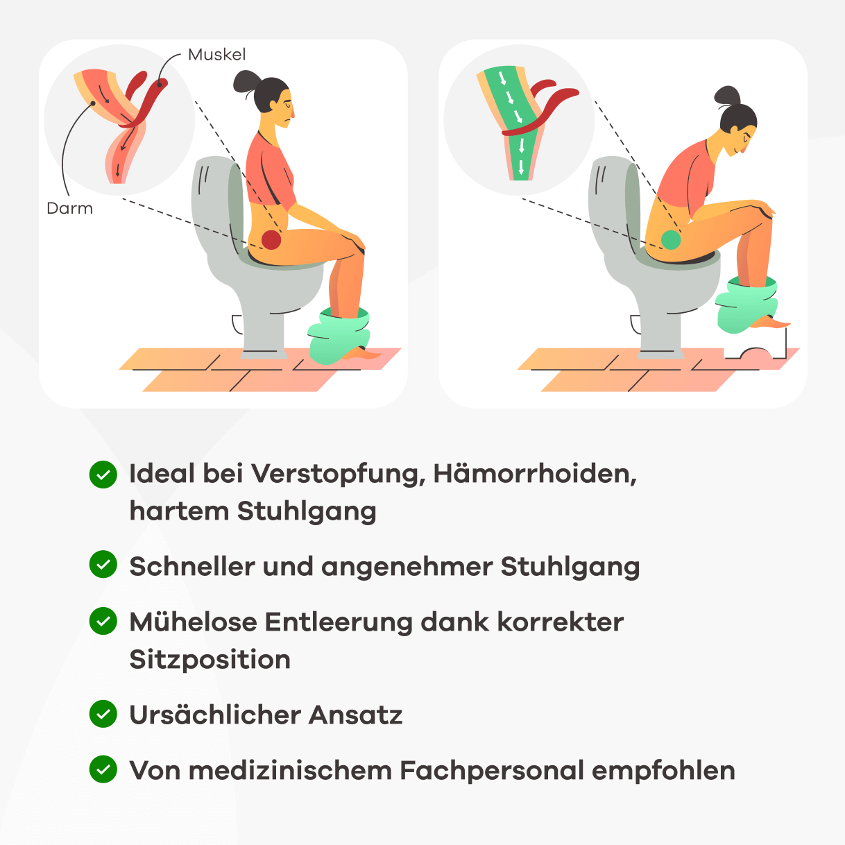 Toilettenhocker Ansicht 2